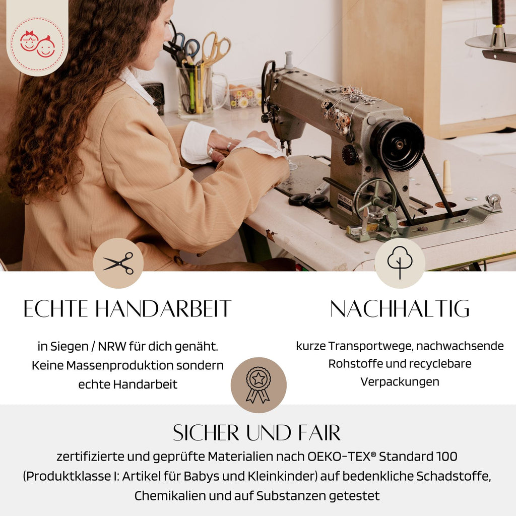 a woman is working on a sewing machine