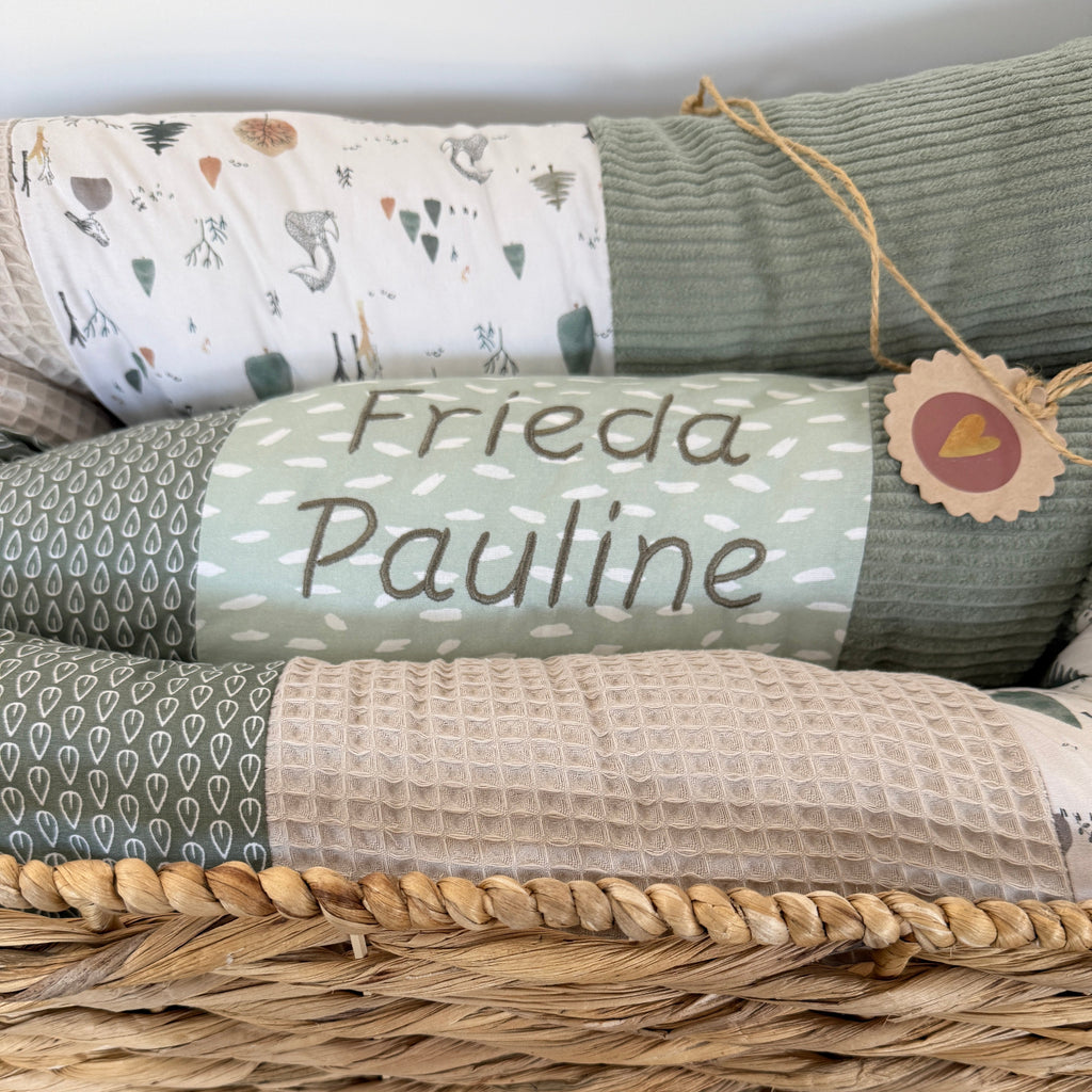 Bettschlange mit Name