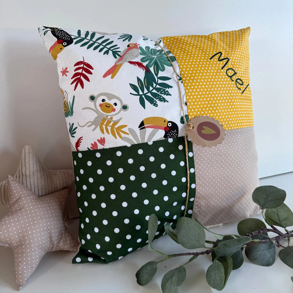 Kissen Savanne gelb grün sand-babrause