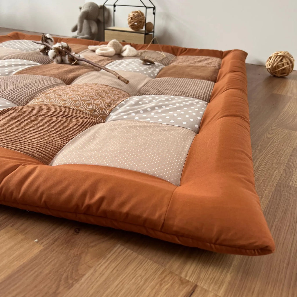 Krabbeldecke Regenbogen Sand Rost-babrause