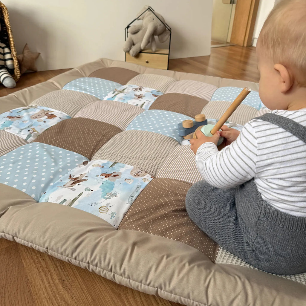 Krabbeldecke Wolkenstürmer Sand-babrause