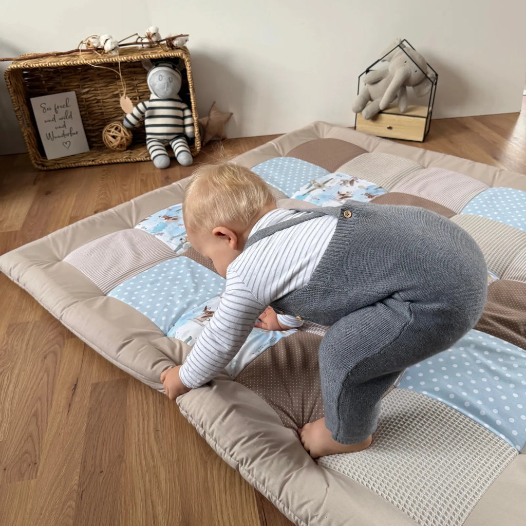 Krabbeldecke Wolkenstürmer Sand-babrause