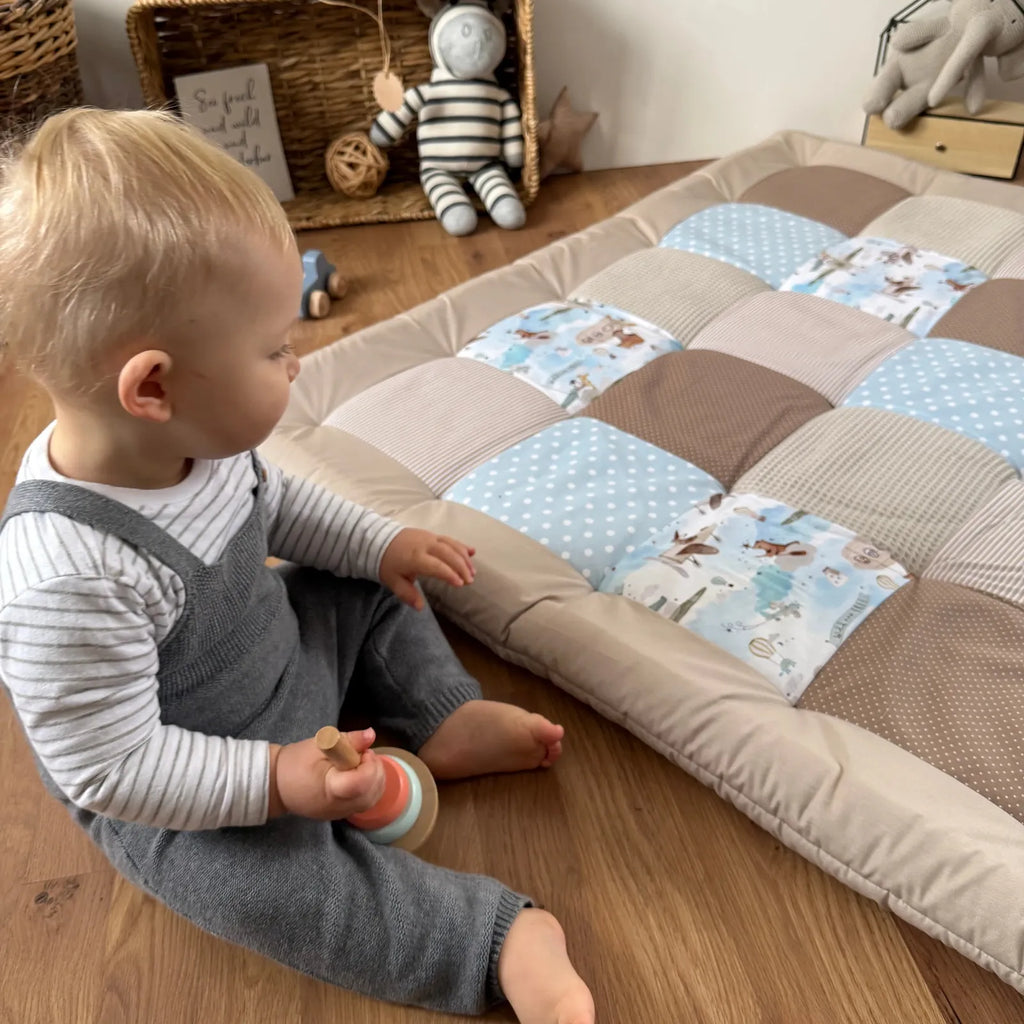 Krabbeldecke Wolkenstürmer Sand-babrause