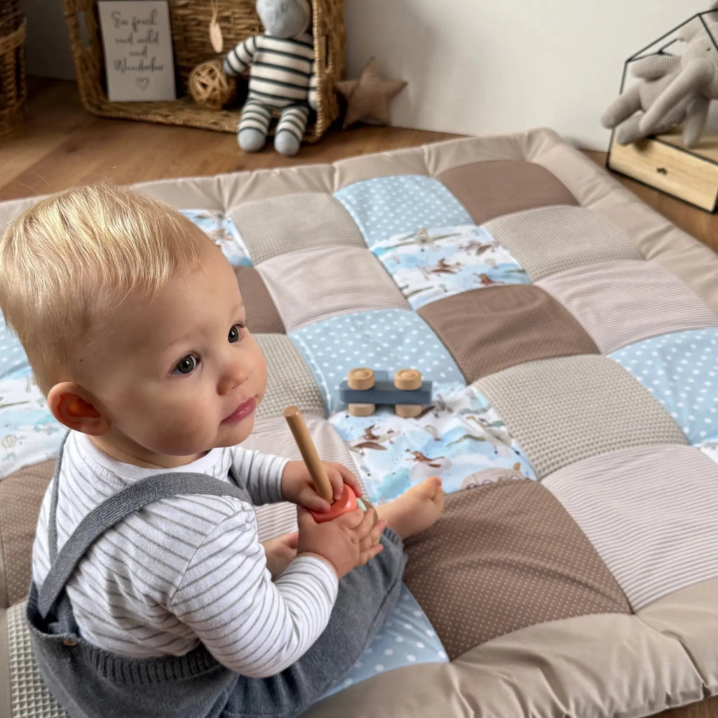 Krabbeldecke Wolkenstürmer Sand-babrause